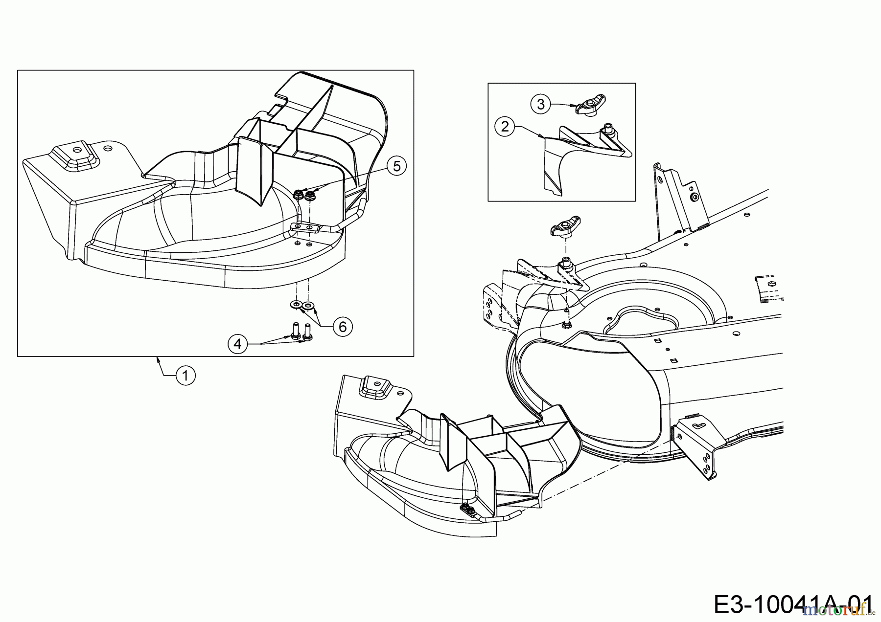 Cub Cadet Gartentraktoren XT3 QS127 14BFA5CQ603 (2021) Mulchstopfen