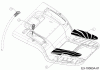 Cub Cadet XT1 OR106 13A8A1TR603 (2022) Ersatzteile Handgriffe, Trittbrettbelag