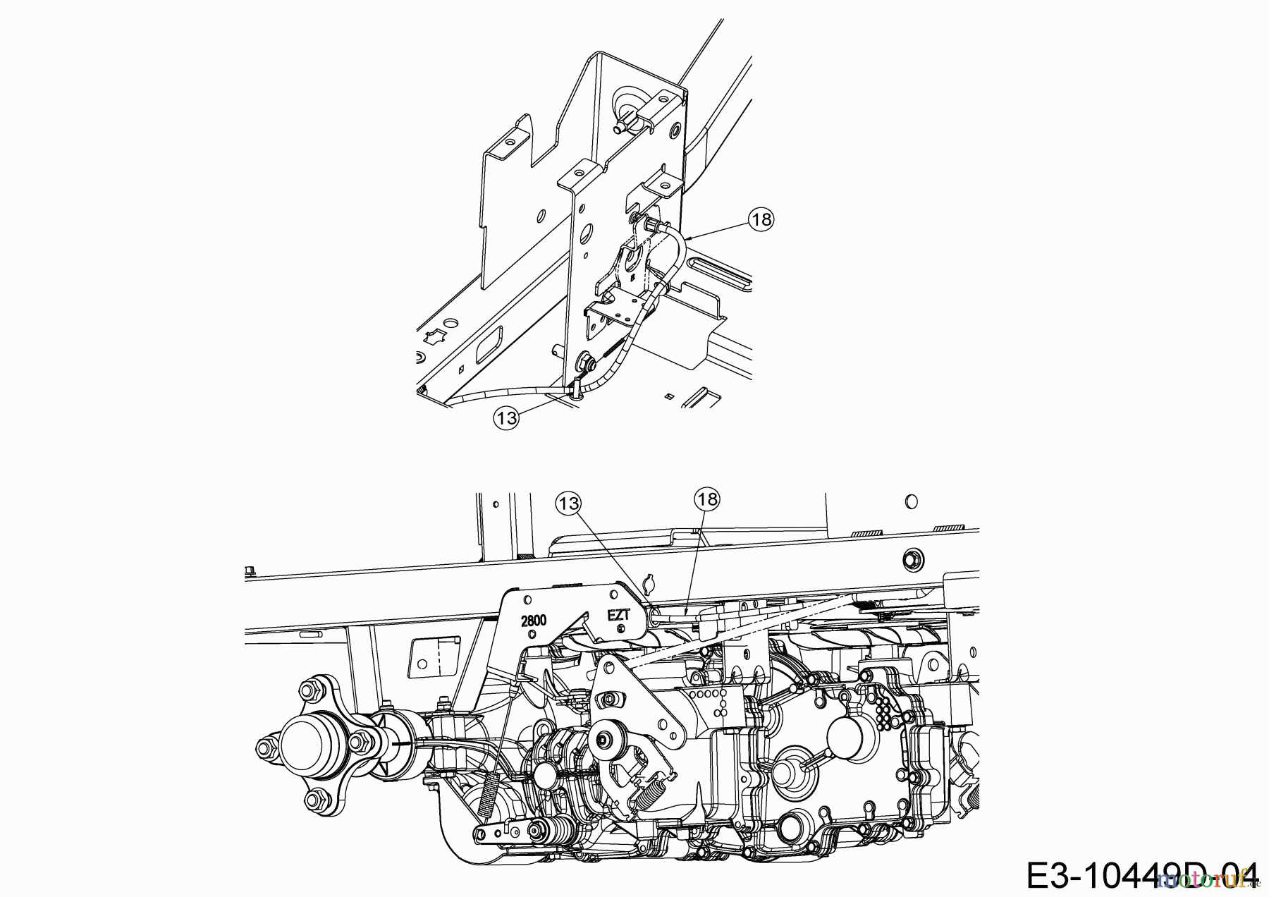 Cub Cadet Zero Turn ZT2 50 ULTIMA 17RIEAC2010 (2022) Fahrantrieb ab 07.09.2020