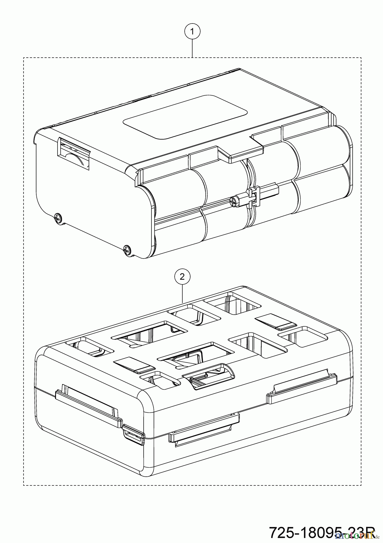 Robomow Mähroboter RK3000 PRO 22AKJAFA619 (2023) Batterie 7.2A kit (Robomow)