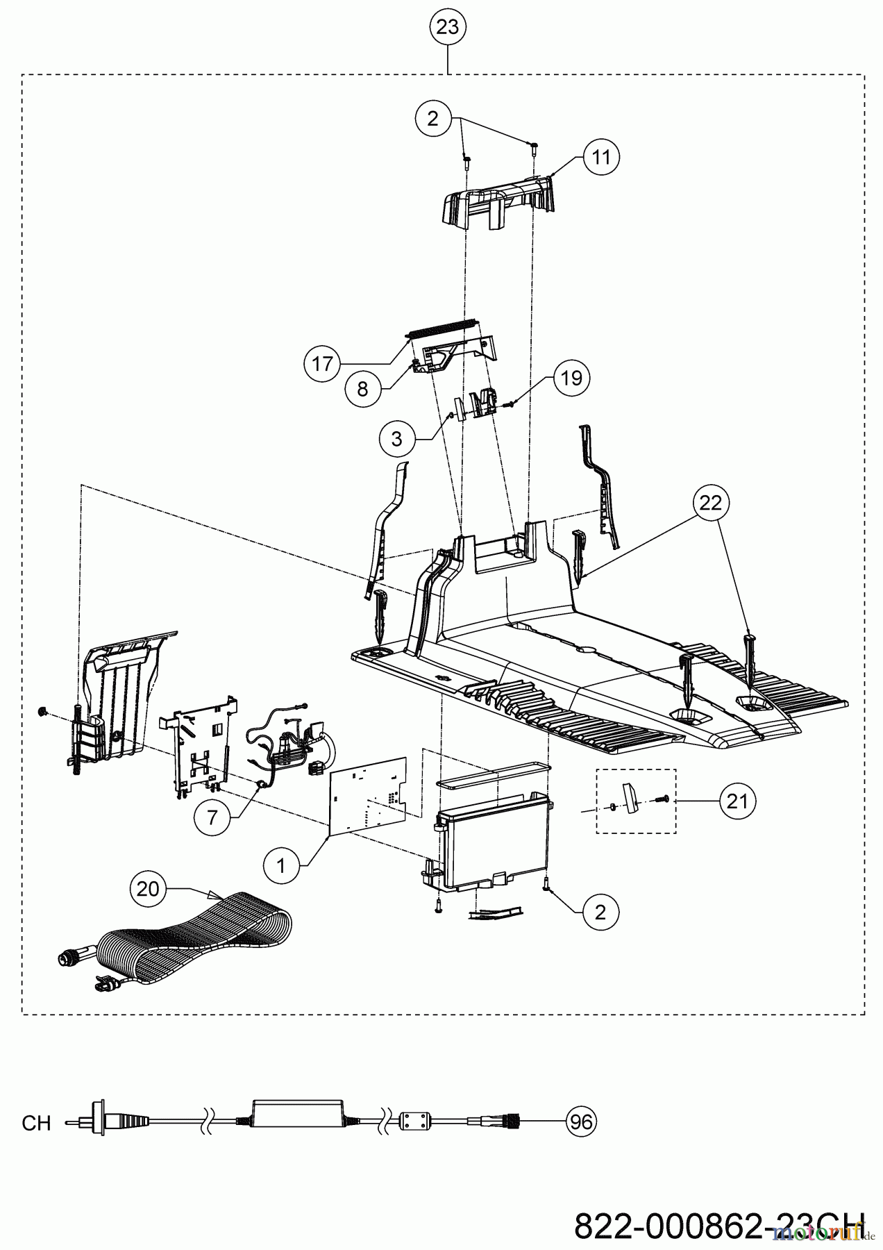 Robomow Mähroboter RK4000 PRO 22AKLAFA358 (2023) Basisstation (Robomow)