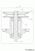 Wolf-Garten E 13/92 T 13I2765E650 (2019) Ersatzteile Messerspindel 618-0324D / 918-0324D