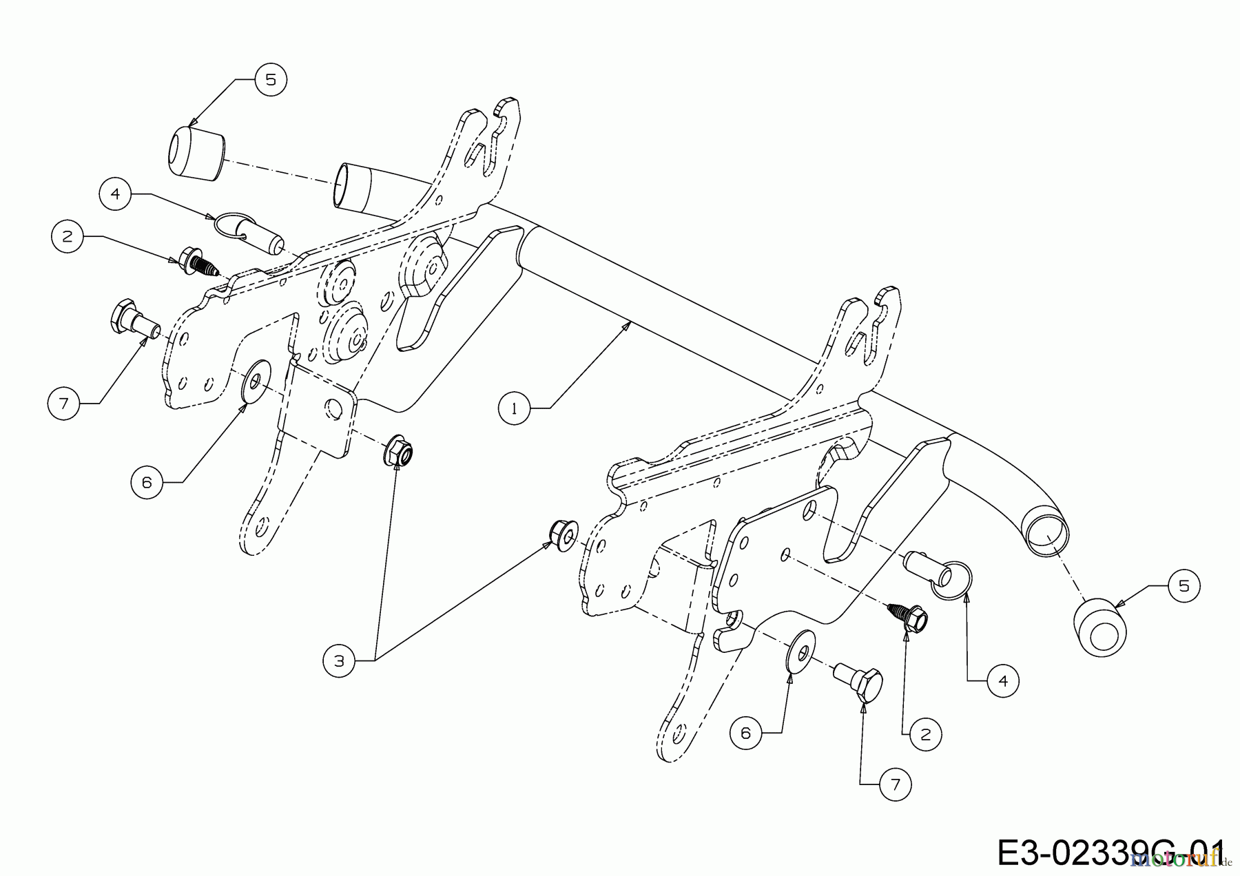 Wolf-Garten Rasentraktoren A 92 H 13BH71RE650 (2020) Stoßstange