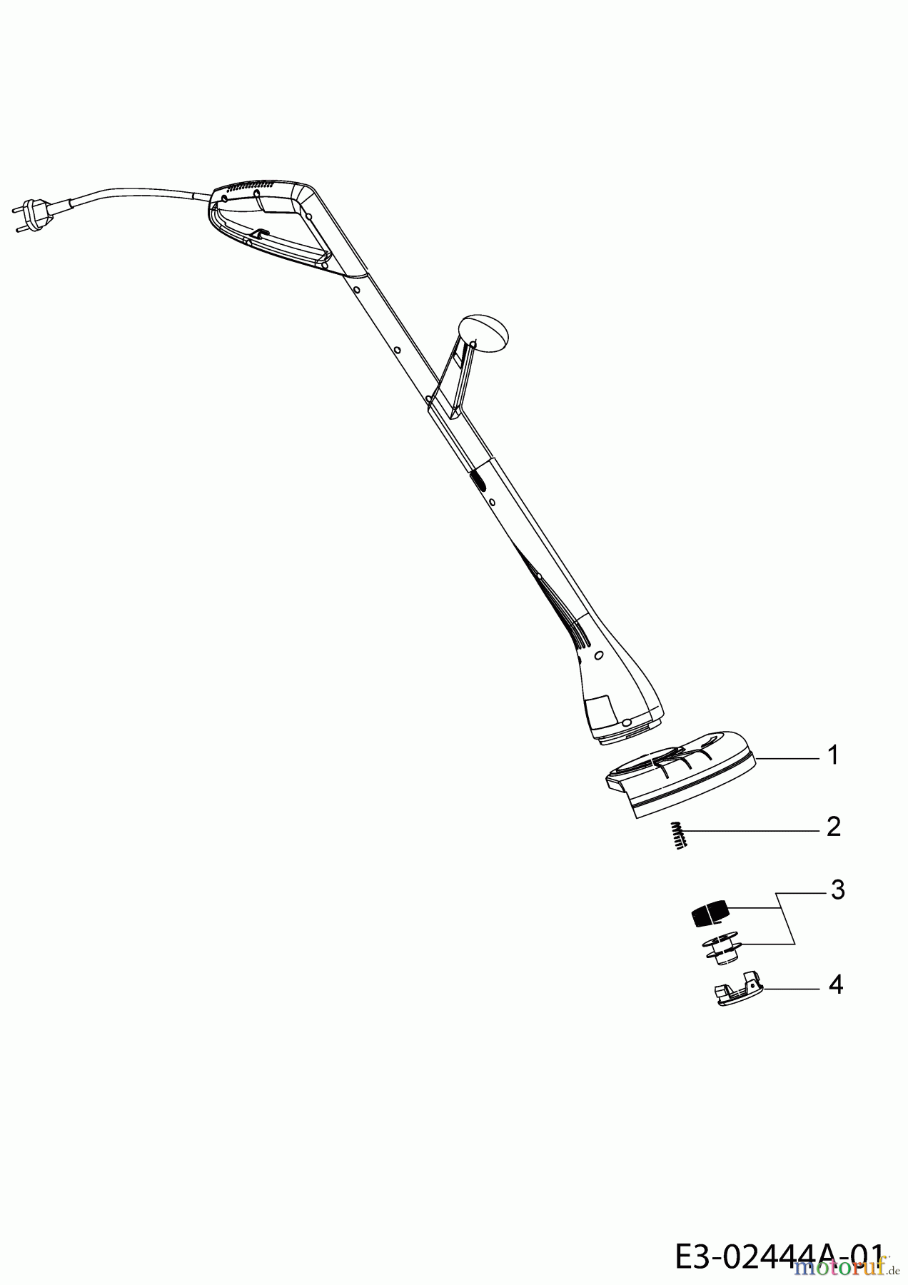 Wolf-Garten Elektrotrimmer Campus 250 RT 41ATE0-0650 (2019) Grundgerät