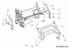 Wolf-Garten Expert 420 A 12A-LUSC650 (2016) Ersatzteile Abdeckung hinten