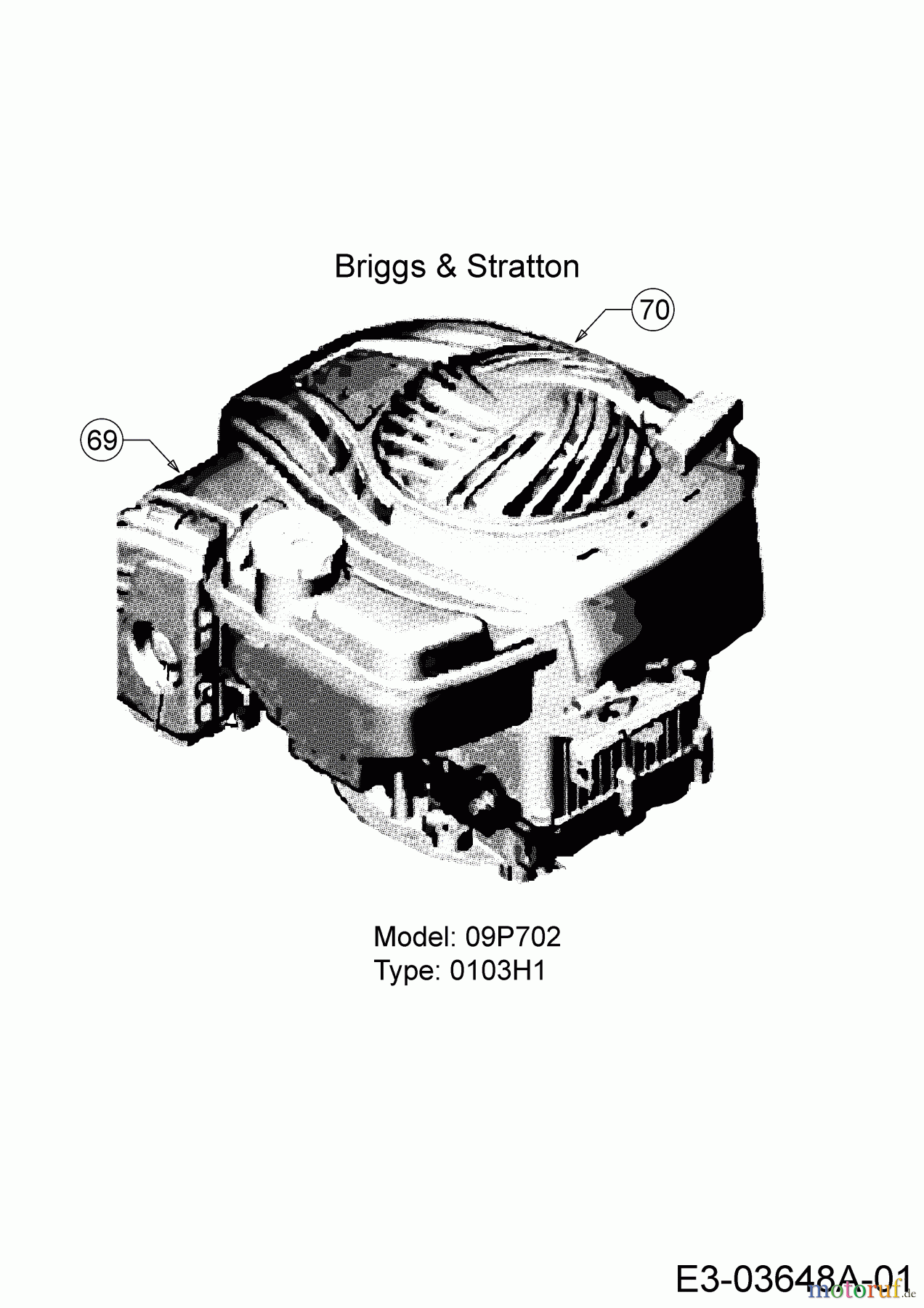 Wolf-Garten Motormäher Expert 46 B 11B-K15E650 (2014) Motor Briggs & Stratton