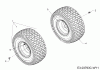 Wolf-Garten 96.130 T 13A776WF650 (2020) Ersatzteile Räder hinten