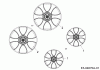 Wolf-Garten AT 5300 AHW 12C-PRJ6650 (2019) Ersatzteile Radkappen