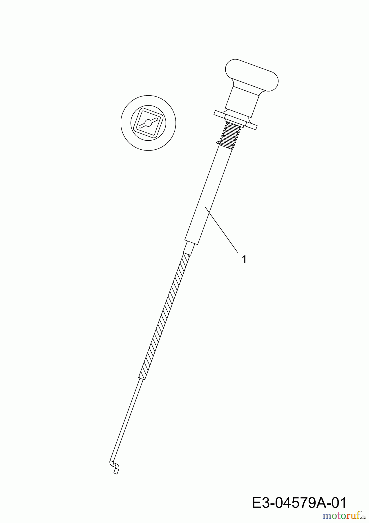 Wolf-Garten Rasentraktoren Expert 92.160 H 13HG91WE650 (2015) Chokezug