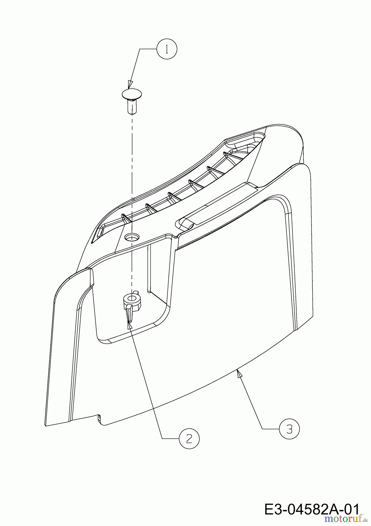  Wolf-Garten Rasentraktoren Expert 107.175 A 13BD90WG650  (2014) Mulchklappe