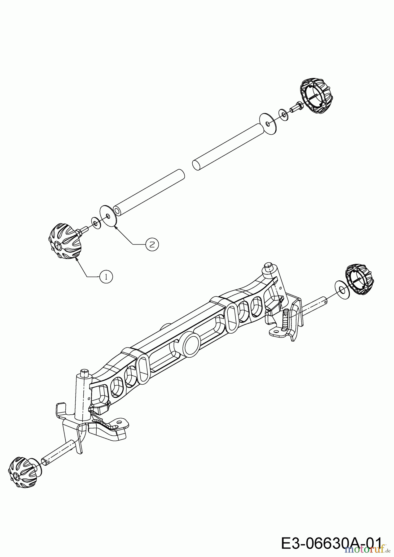 Wolf-Garten Rasentraktoren Expert 92.155 H 13HM99WE650 (2016) Radkappen