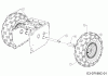 Wolf-Garten SF 61 E 31AW6BF2650 (2020) Ersatzteile Räder 15x5x6