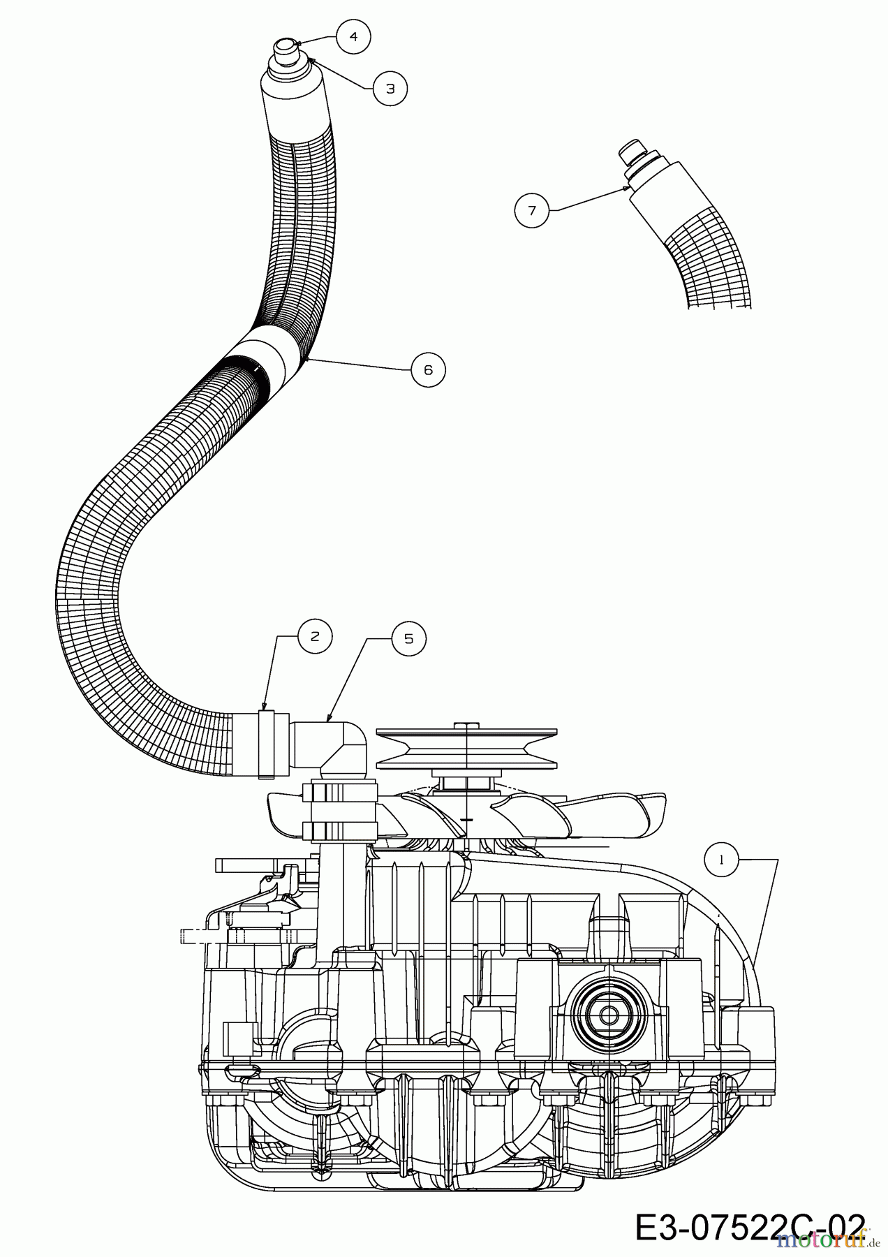 Wolf-Garten Rasentraktoren Expert 92.220 H 13HF91WI650 (2014) Ausgleichsbehälter, Hydrostat