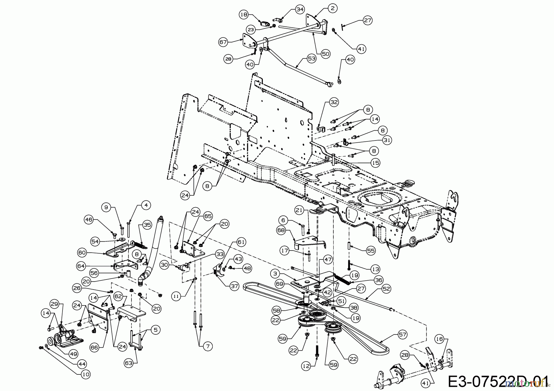 Wolf-Garten Rasentraktoren Expert 92.180 H 13IT91WE650 (2016) Fahrantrieb