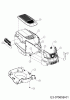 Wolf-Garten Expert 107.200 H 13AP93WS350 (2015) Ersatzteile Motorhaube W-Style