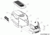Wolf-Garten Expert 105.185 H 13HJ99WN650 (2016) Ersatzteile Motorhaube W-Style