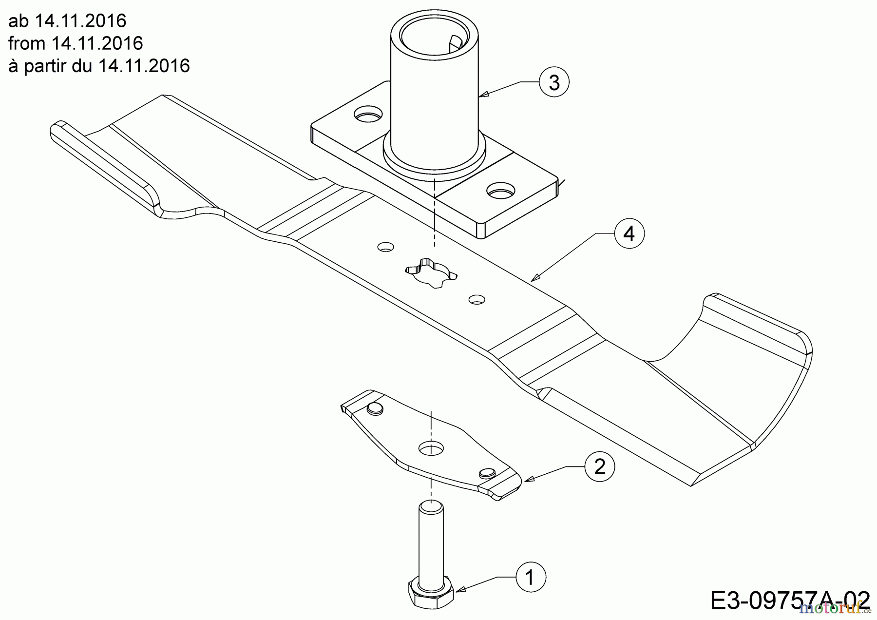 Wolf-Garten Motormäher Expert 420 11B-LUSC650 (2017) E3-09757A-02