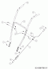 Wolf-Garten SF 61 E 31AW6BF2650 (2020) Ersatzteile Holm, Kurbel