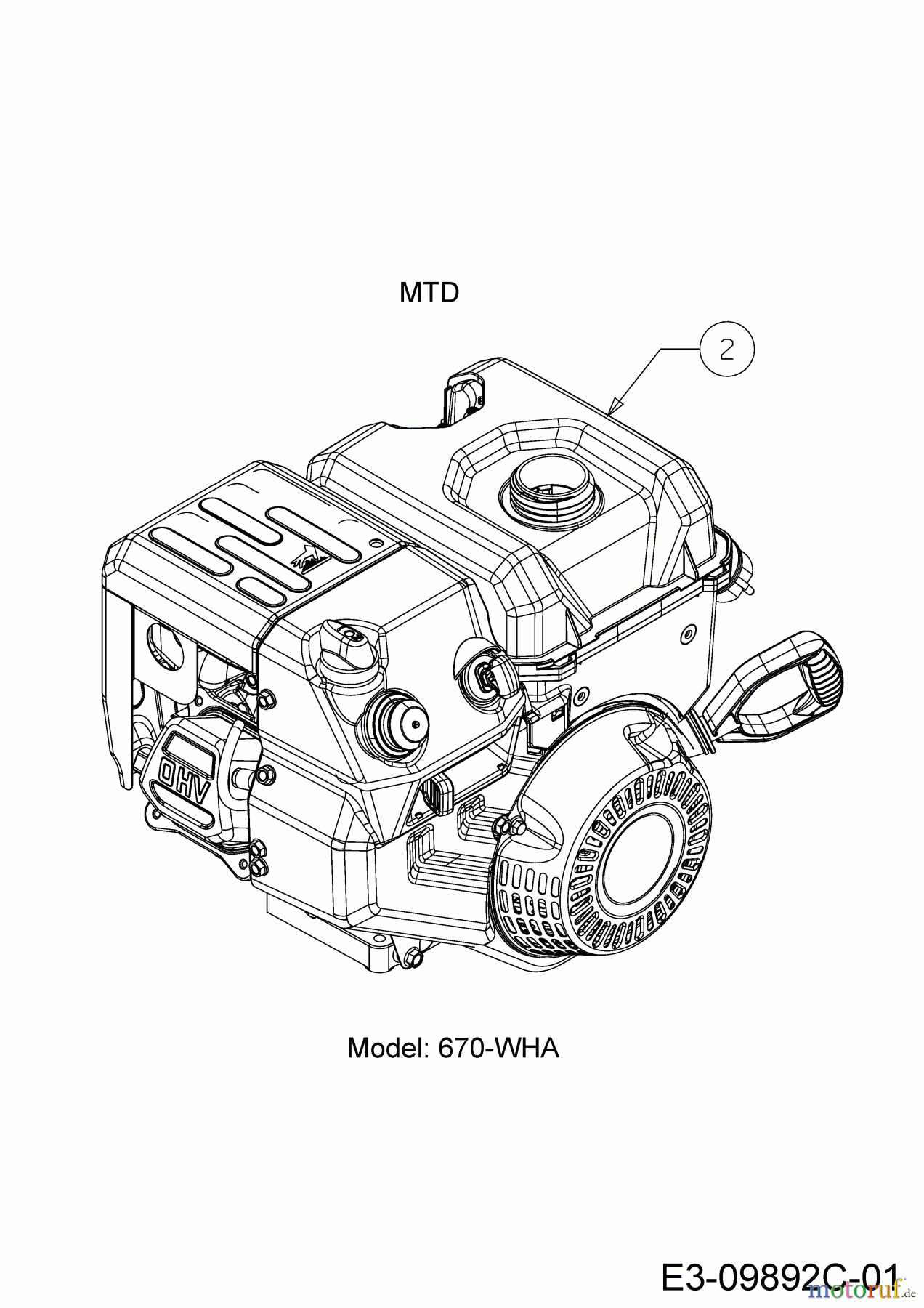 Wolf-Garten Schneefräsen SF 61 E 31AW6BF2650 (2020) Motor MTD