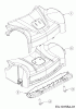 Wolf-Garten A 4600 11B-TOSC650 (2019) Ersatzteile Abdeckung Vorderachse
