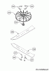 Wolf-Garten Blue Power 37 E 18AWG1Y1650 (2019) Ersatzteile Messer, Messeraufnahme