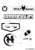 Wolf-Garten Loopo S500 Connect 22AXGA-D650 (2020) Ersatzteile Aufkleber