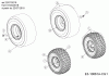 Wolf-Garten 95.165 H 13DDA1VB650 (2019) Ersatzteile Räder 15x6 + 18x9,5