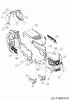 Wolf-Garten 92.130 T 13IH76WE650 (2019) Ersatzteile Motorhaube W-Style
