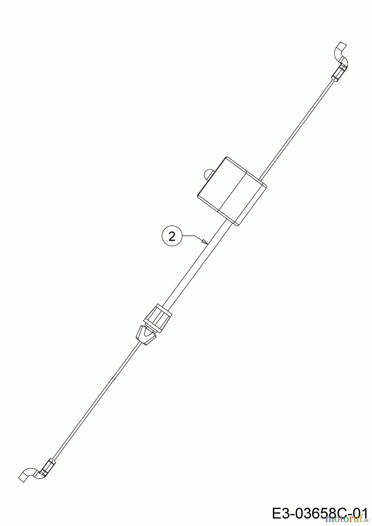 Wolf-Garten Motormäher A 4600 11C-TOSC650 (2021) Bremszug