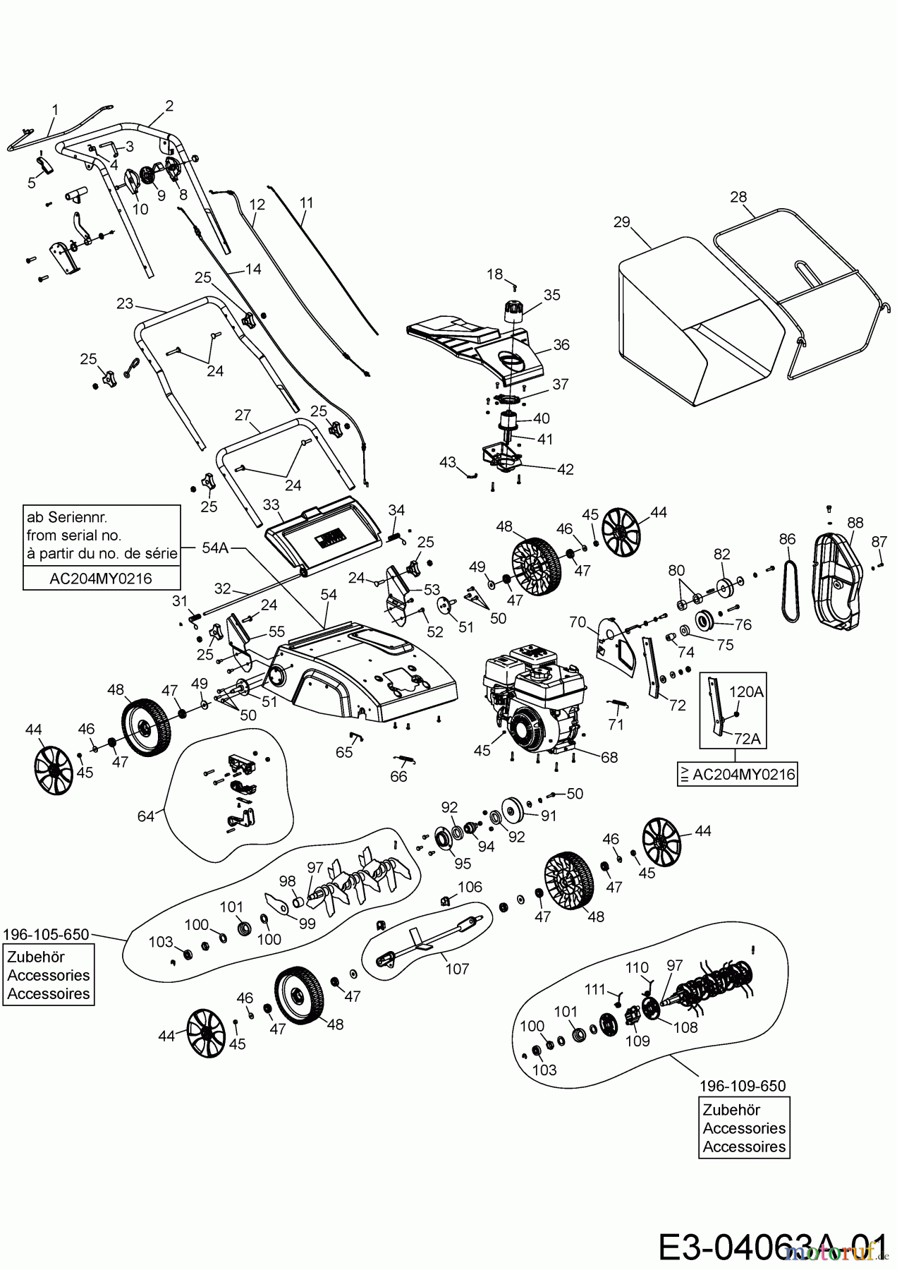 Wolf-Garten Motorvertikutierer VA 389 B 16CHHJ0H650 (2023) Grundgerät