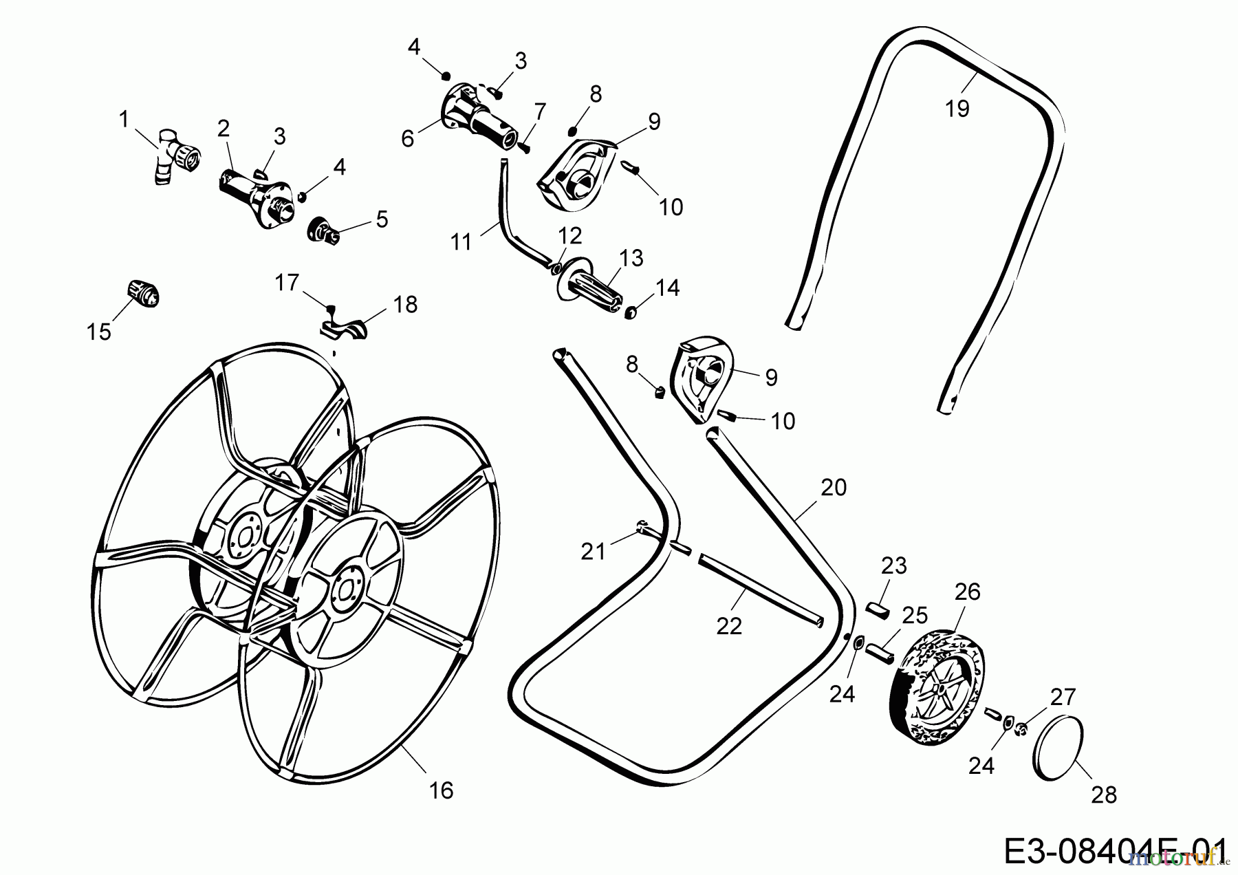  Wolf-Garten Schlauchwagen WS 50 Z 5222000  (2023) Grundgerät