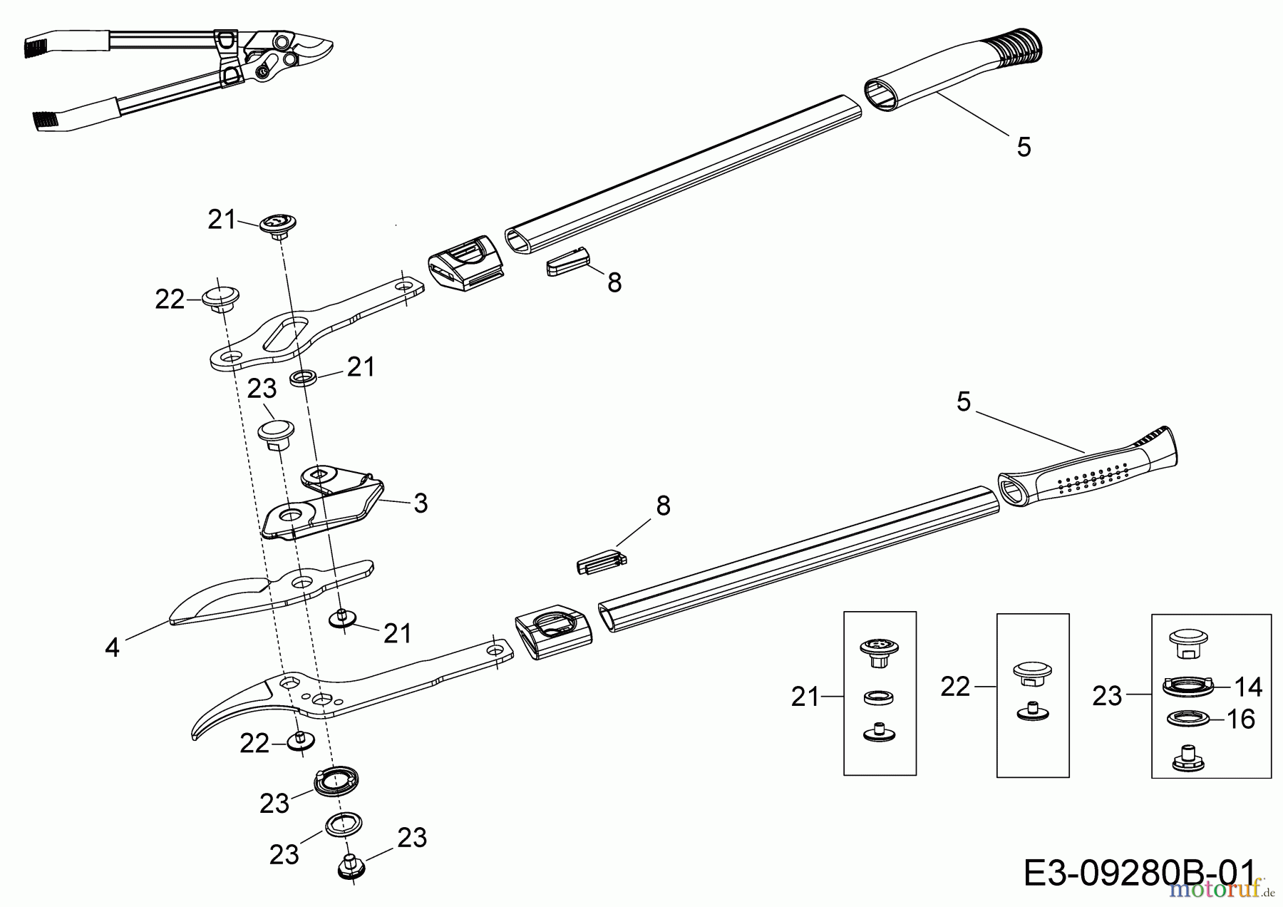  Wolf-Garten Astscheren Power Cut RR 750 73CGA006650 (2023) Grundgerät