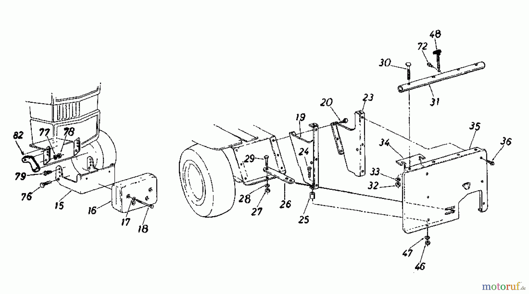 MTD Zubehör Zubehör Garten- und Rasentraktoren Grasfangvorrichtung für 30