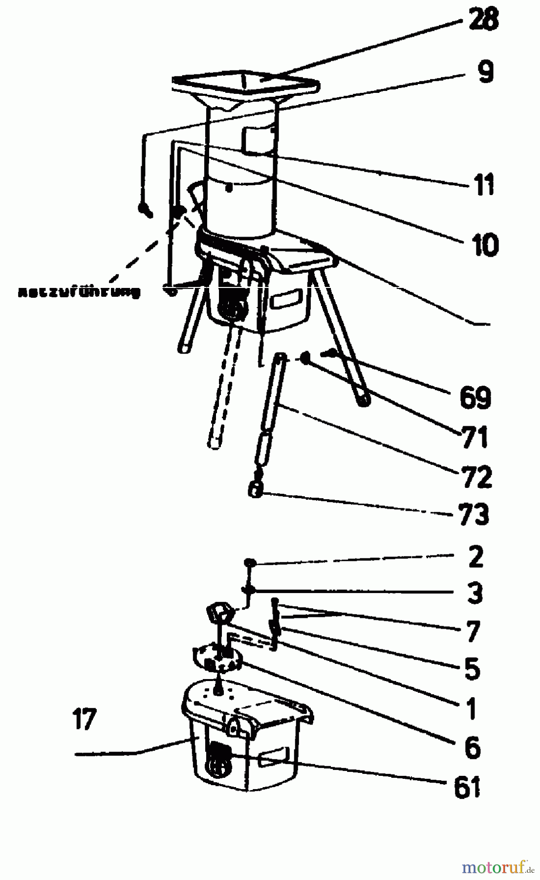  Golf Häcksler 1110 KE 02864.06  (1986) Grundgerät