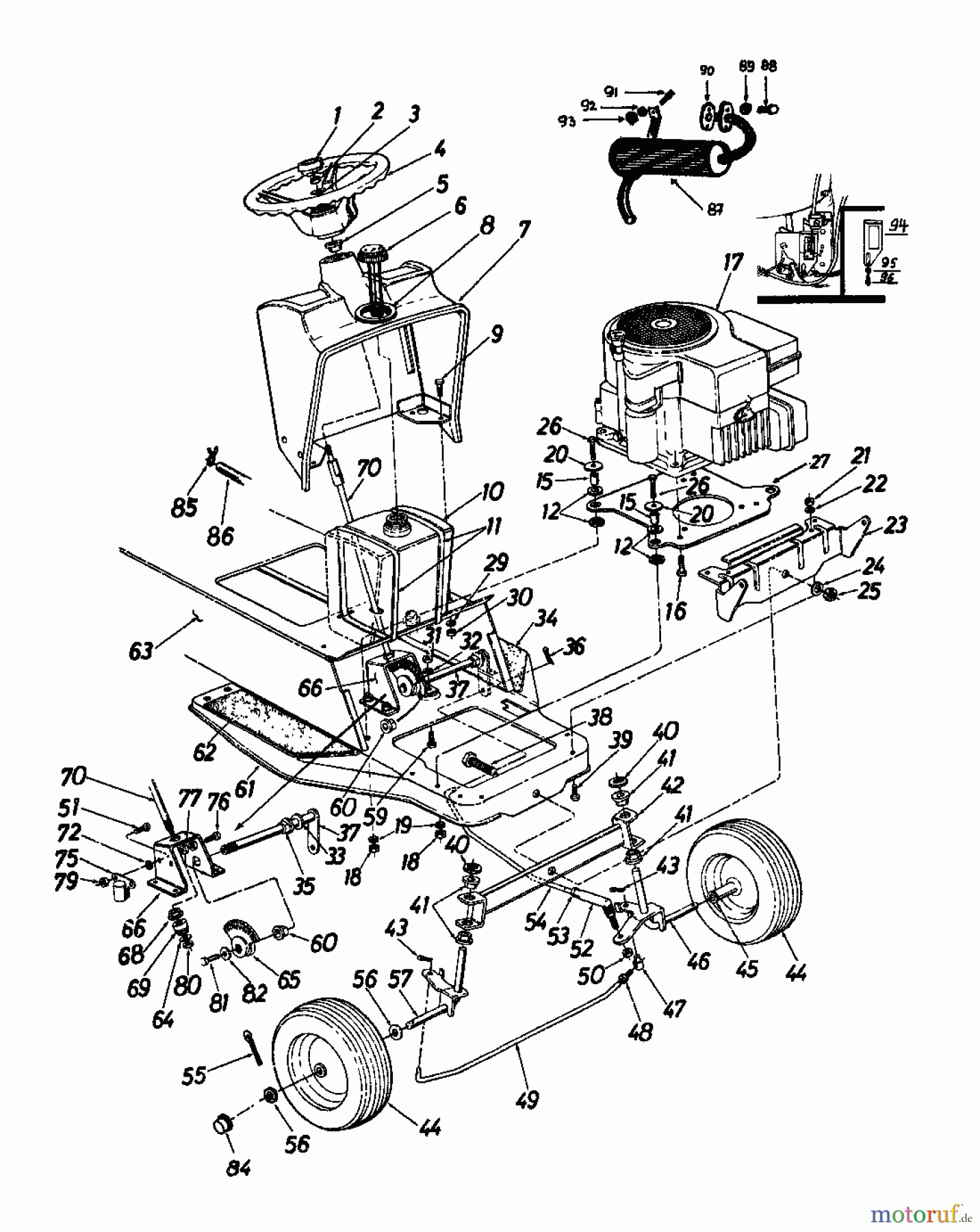  Novotrac Rasentraktoren NOVOTRAC 11 Classic 138-5270  (1988) Vorderachse