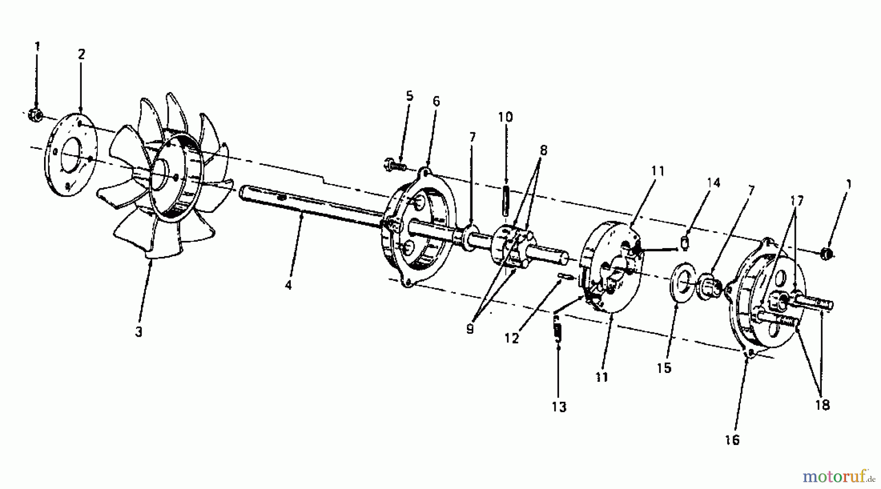 Cub Cadet Kompakttraktoren 1772 1772 (1989) Antriebswelle, Kupplung