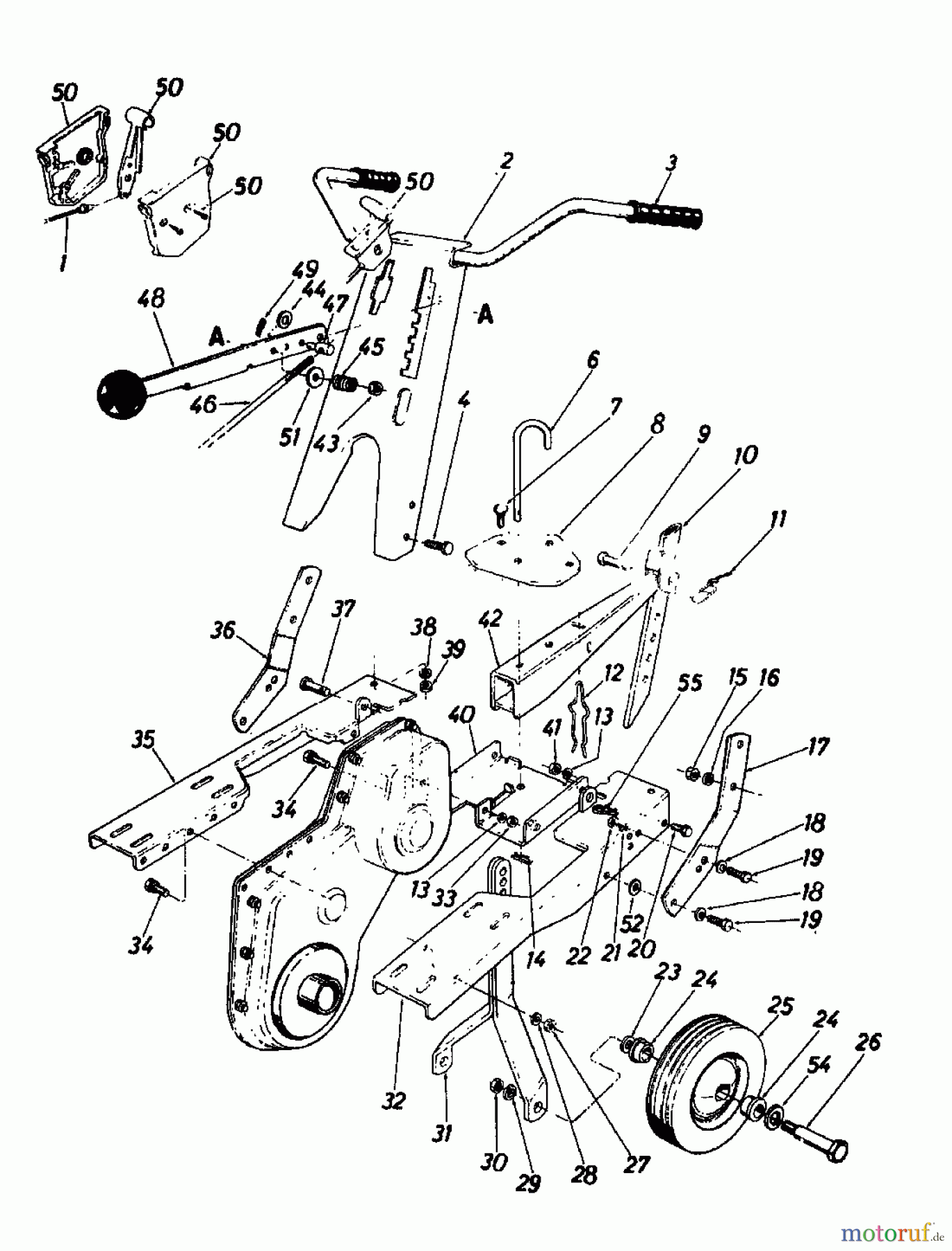 MTD Motorhacken DELUXE LD 219-3860 (1989) Grundgerät