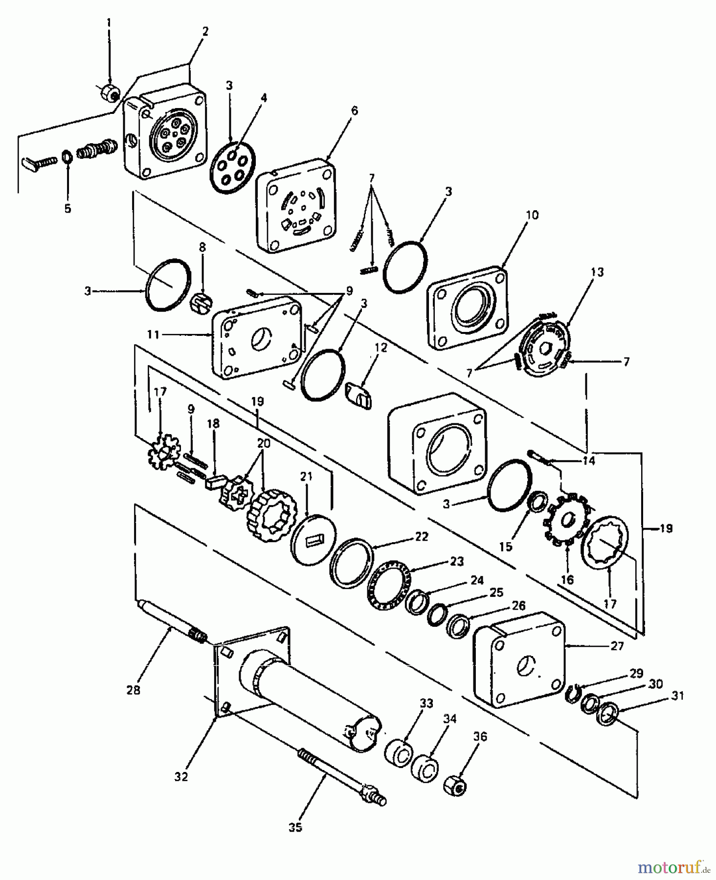  Cub Cadet Kompakttraktoren 1772 1772  (1989) Lenksäule
