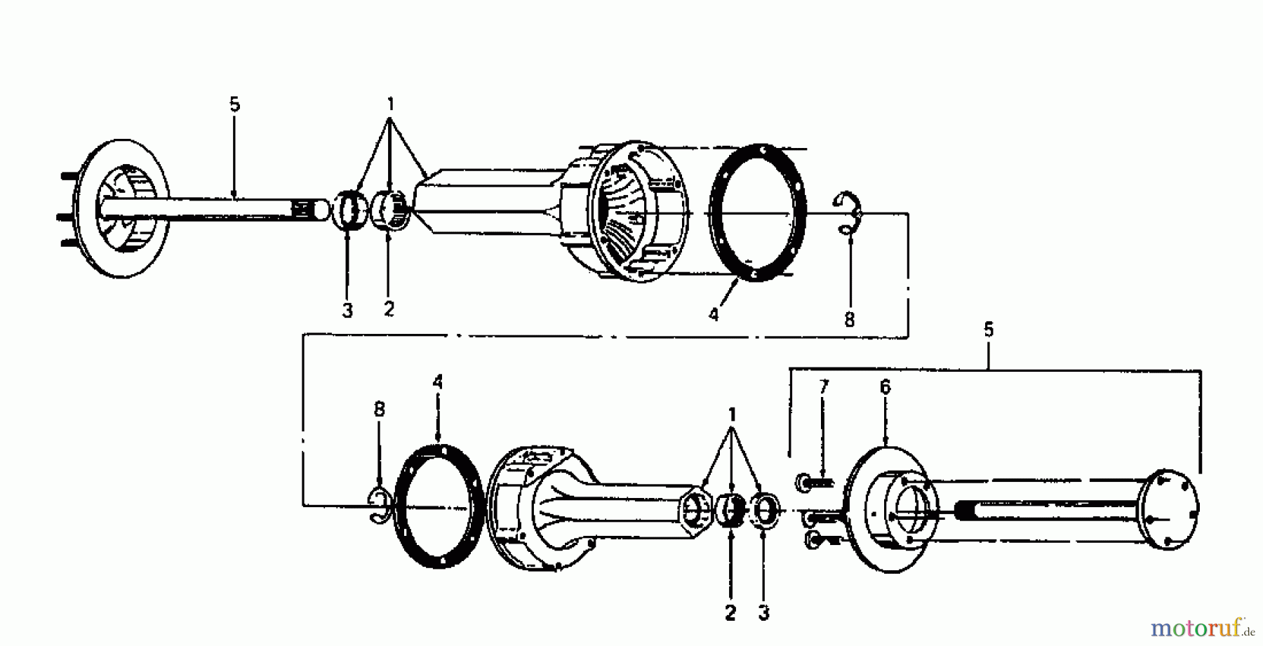 Cub Cadet Kompakttraktoren 1772 1772 (1989) Achswelle
