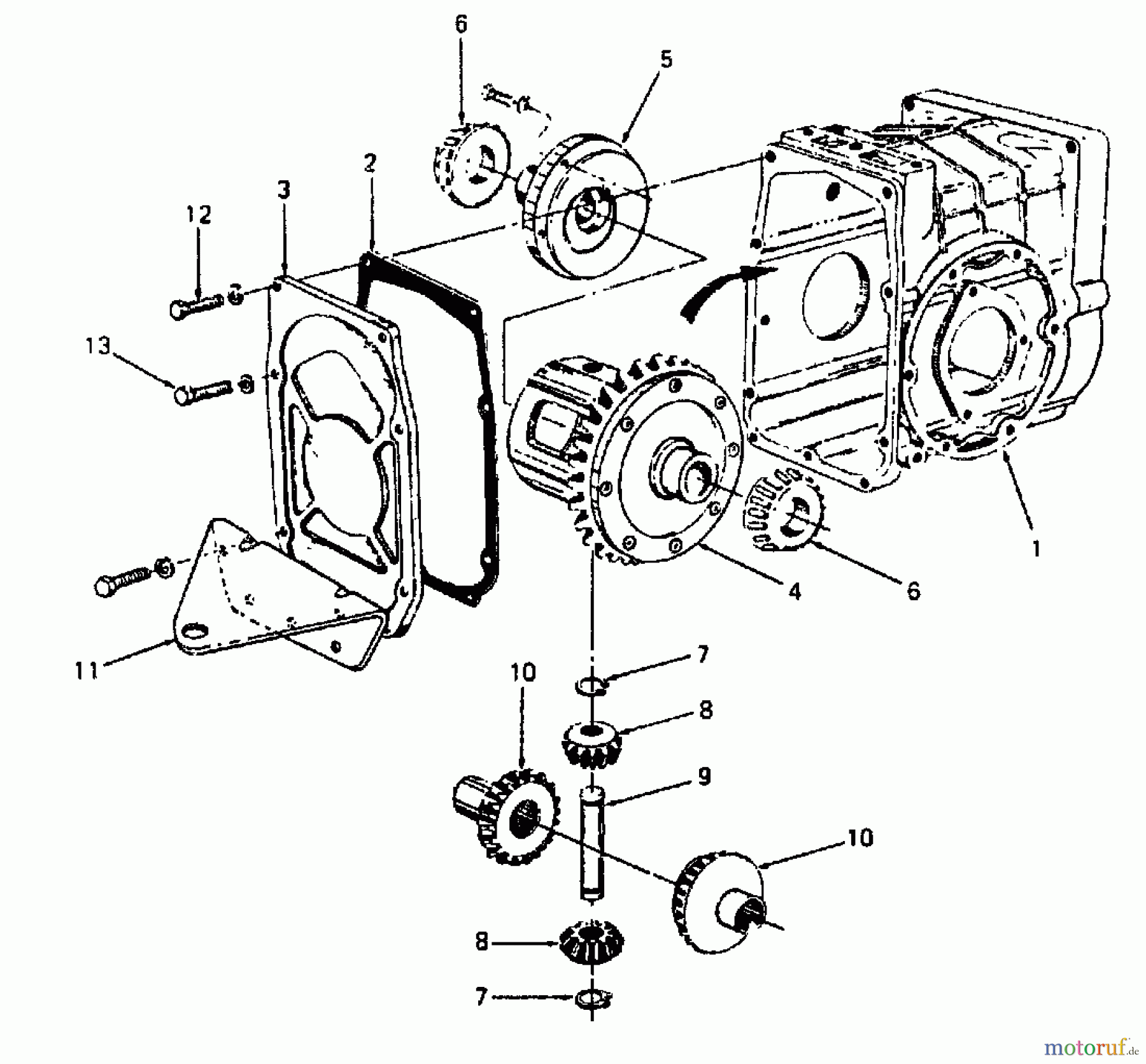  Cub Cadet Kompakttraktoren 1772 1772  (1989) Differential