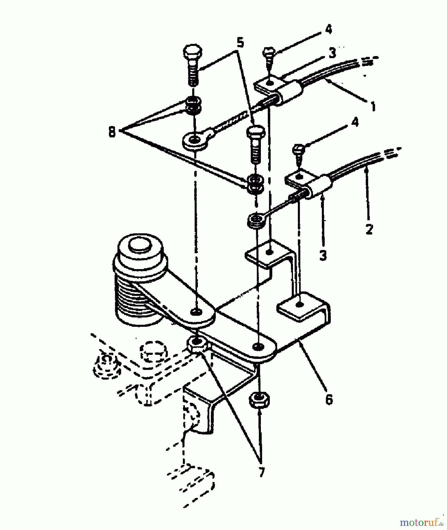  Cub Cadet Kompakttraktoren 1772 1772  (1989) Bowdenzüge