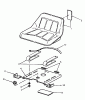 Cub Cadet 1772 1772 (1989) Ersatzteile Sitz
