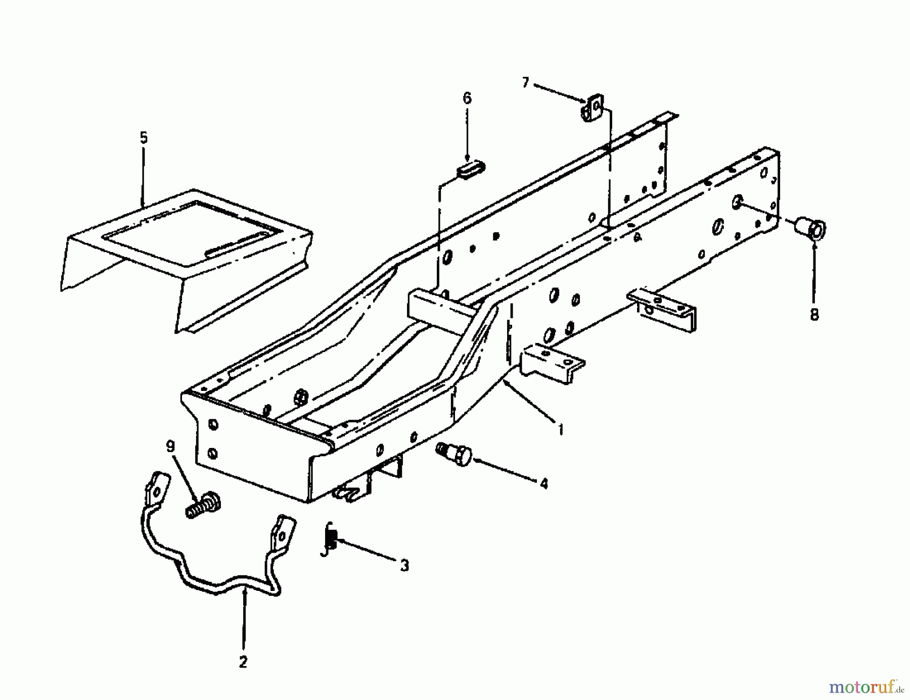 Cub Cadet Kompakttraktoren 1772 1772 (1989) Rahmen
