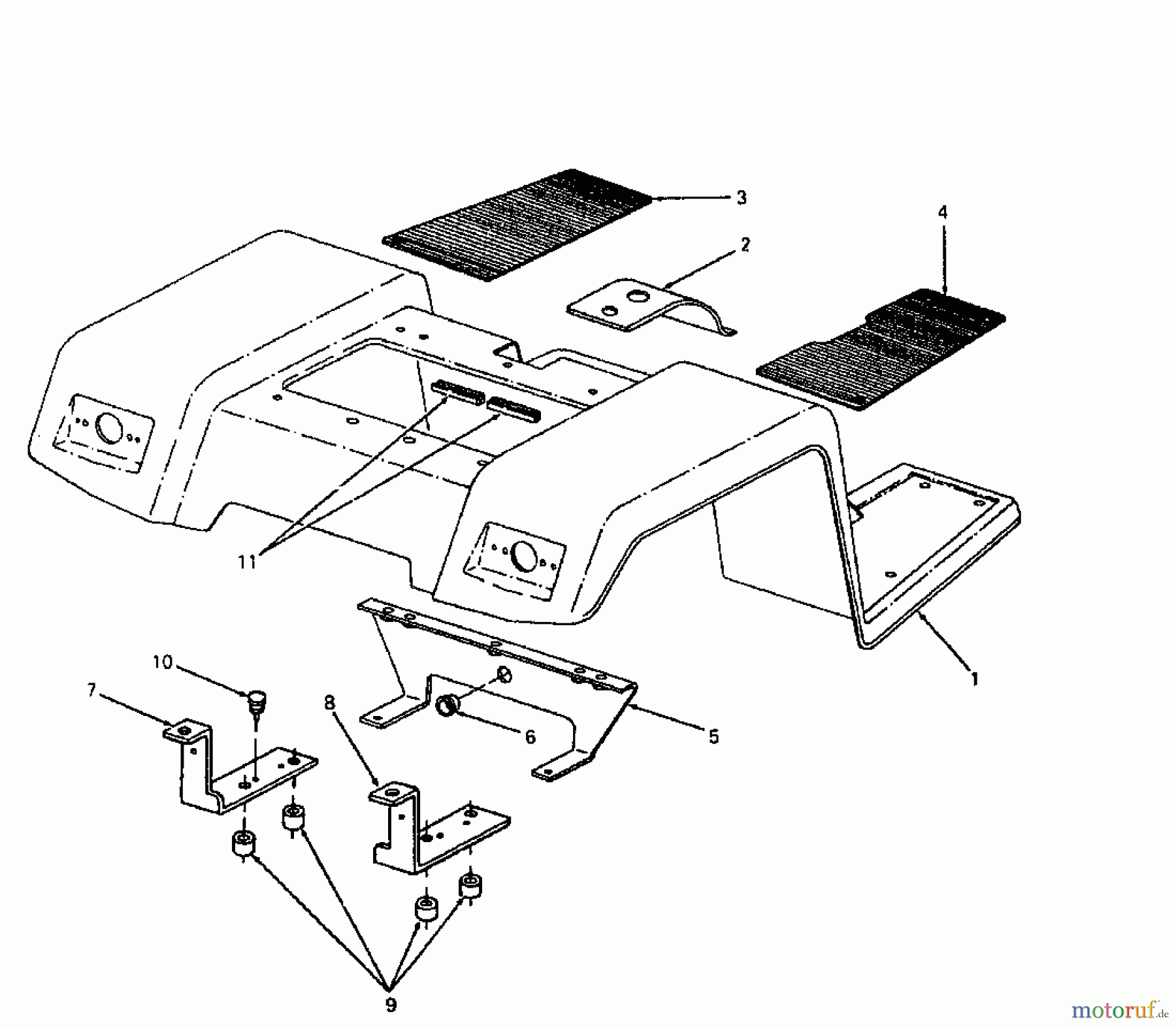Cub Cadet Kompakttraktoren 1772 1772  (1989) Sitzwanne