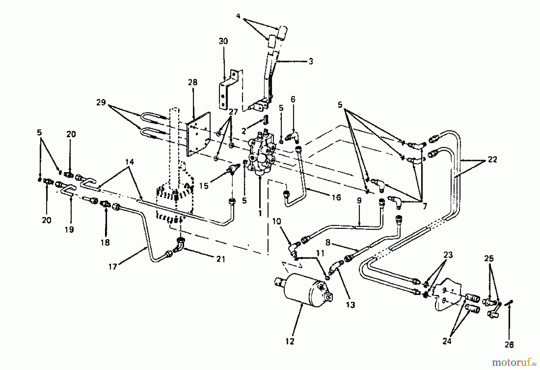  Cub Cadet Kompakttraktoren 1772 1772  (1989) Hydraulik