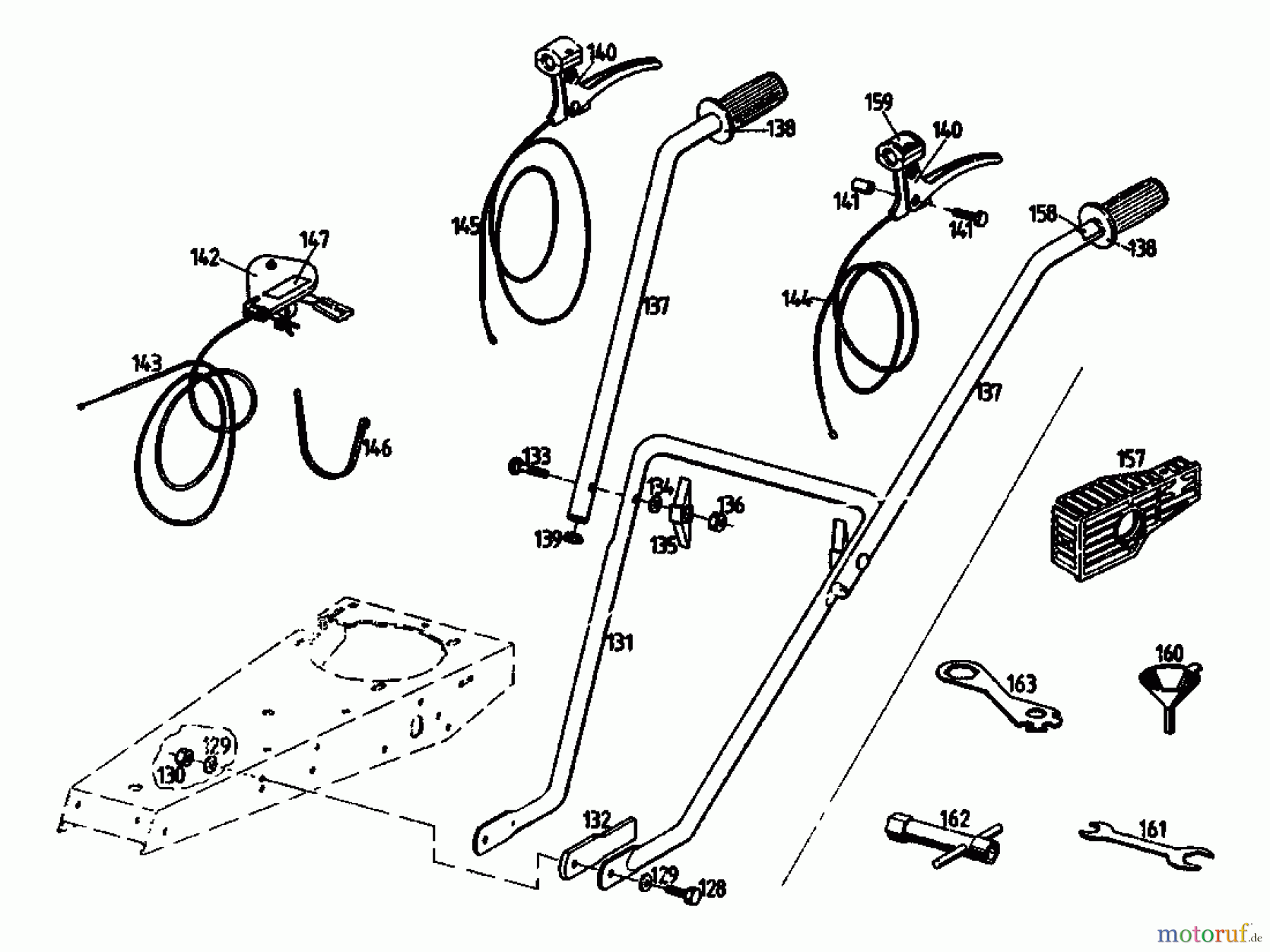Gutbrod Balkenmäher BM 700 07510.01 (1988) Holm