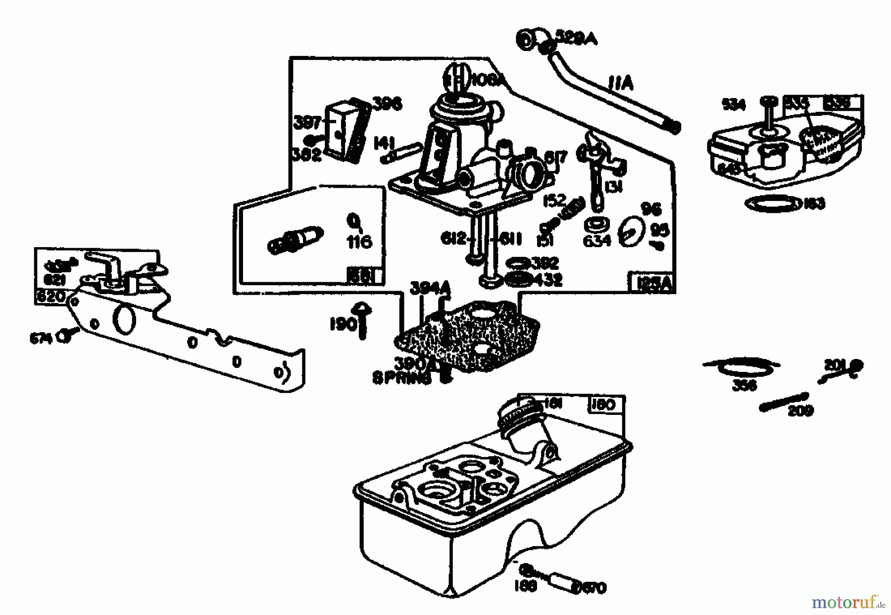 Gutbrod Balkenmäher BM 700 07510.01 (1988) Vergaser
