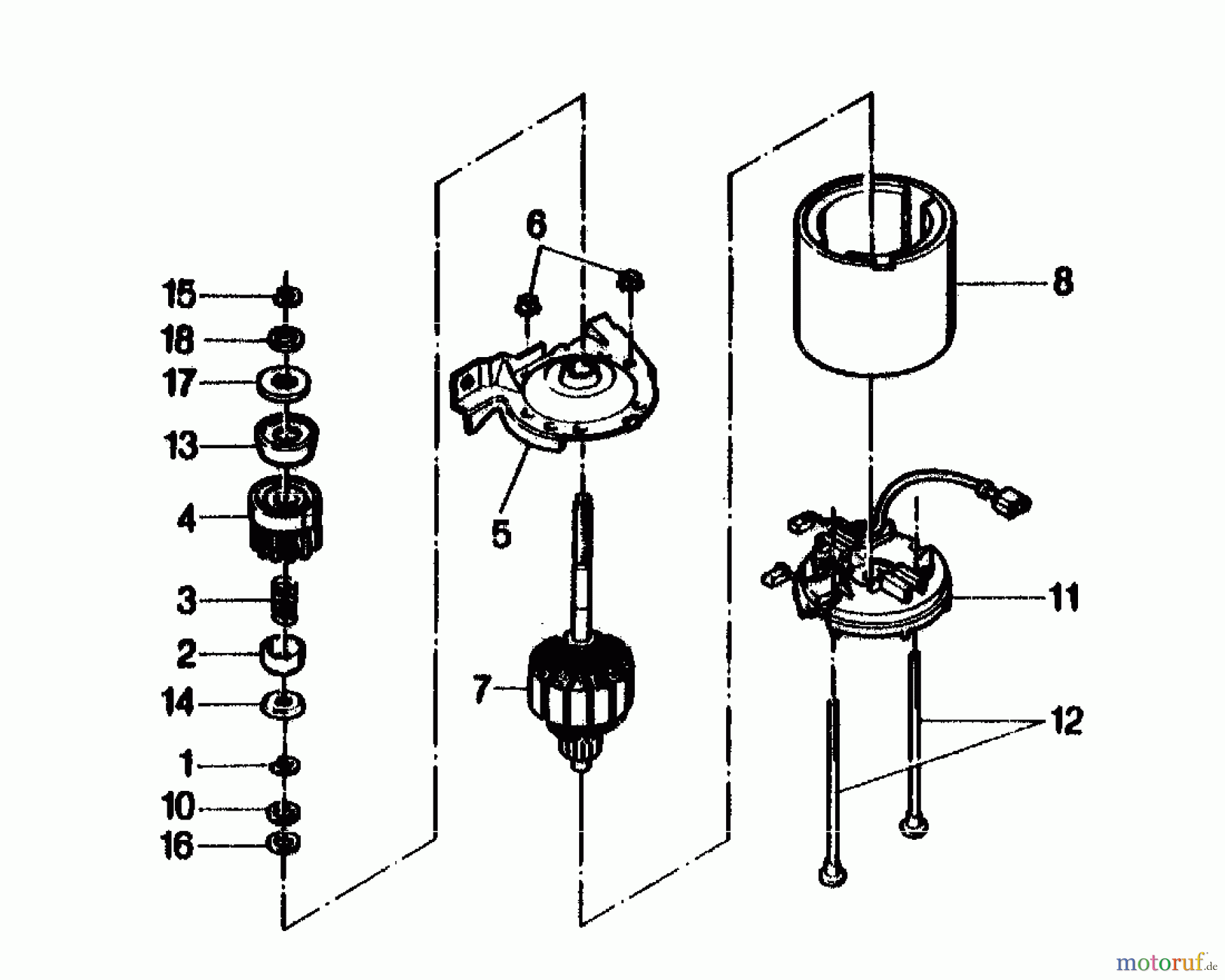 Gutbrod Motormäher mit Antrieb HB 47 R 02847.01 (1989) Elektrostarter