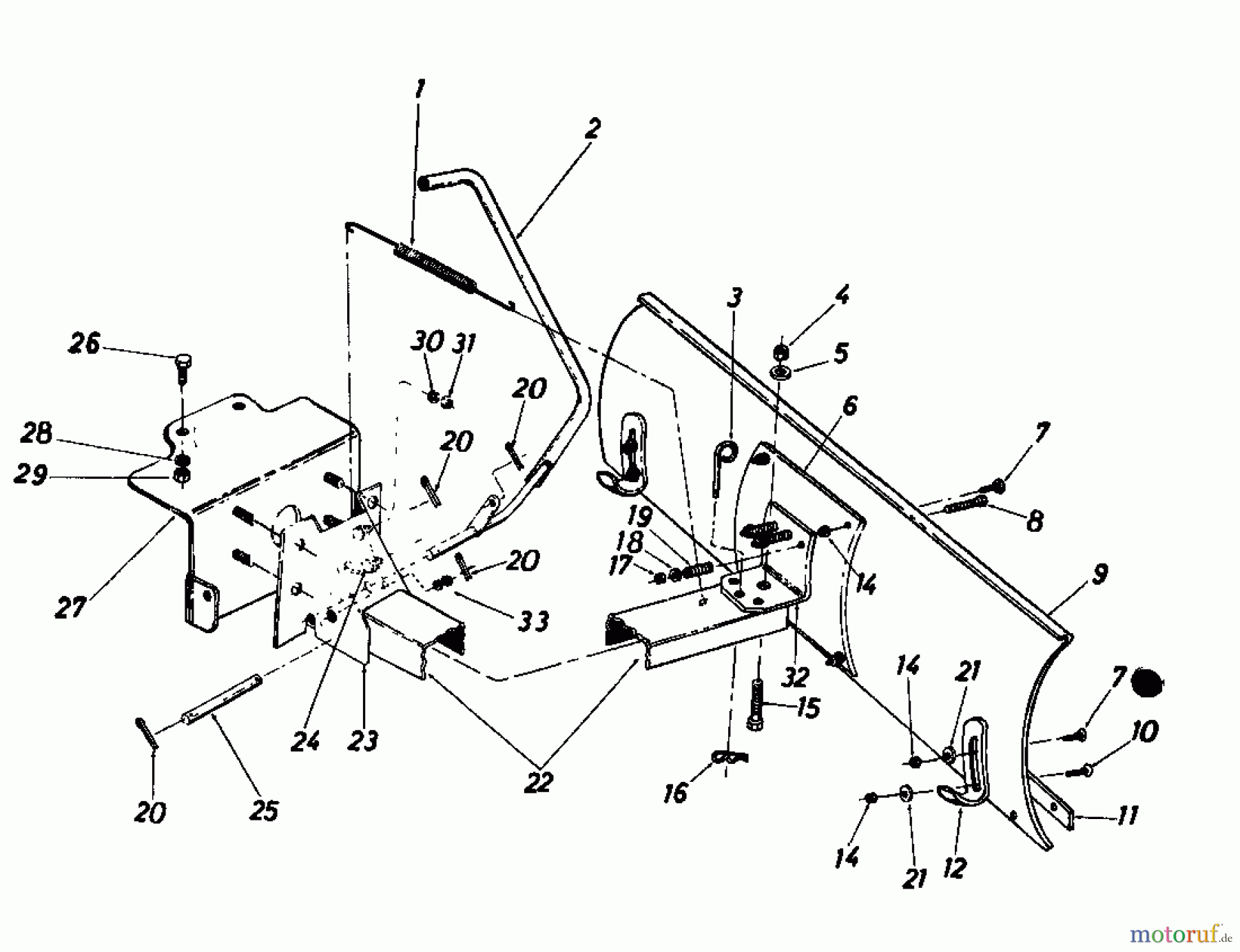 MTD Zubehör Zubehör Garten- und Rasentraktoren Räumschild für 300 Serie (42