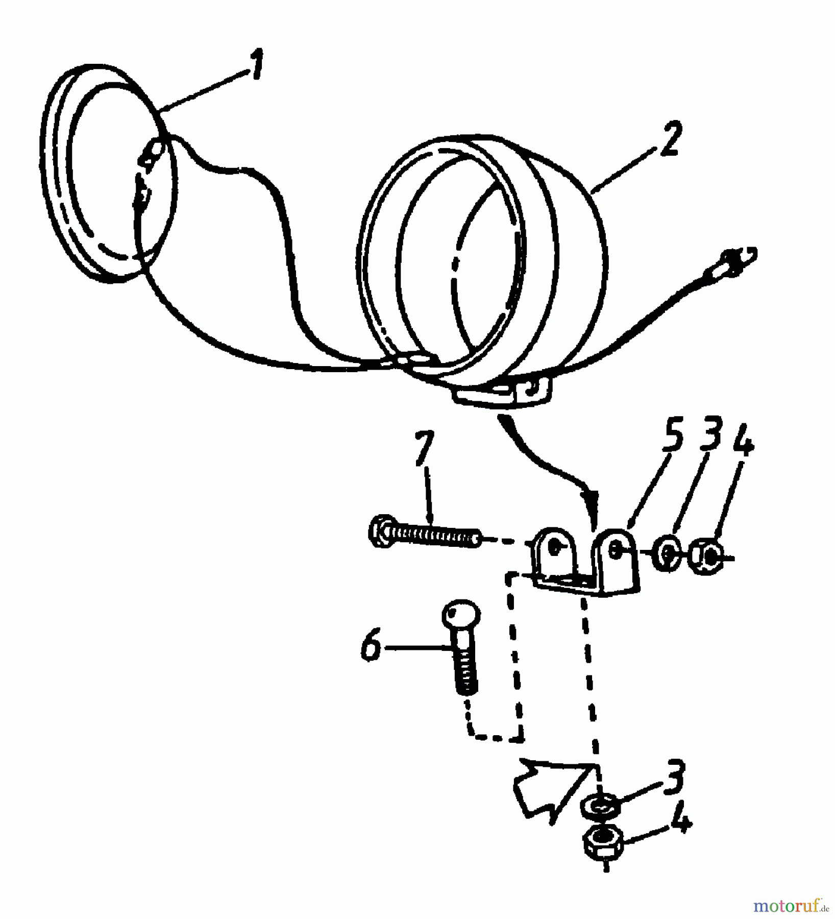  Blizzard Schneefräsen N 12-71 L 310-8610  (1990) Scheinwerfer